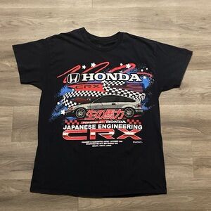 Honda Black Graphic Tee - Short Sleeve